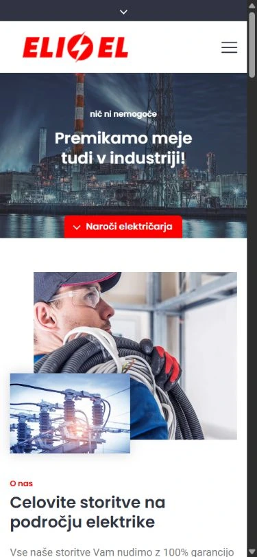 Elektroinštalacije – prikaz na telefonu